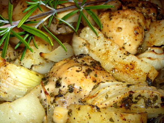 Roasted Chicken With Rosemary, Lemon And Garlic Recipe 