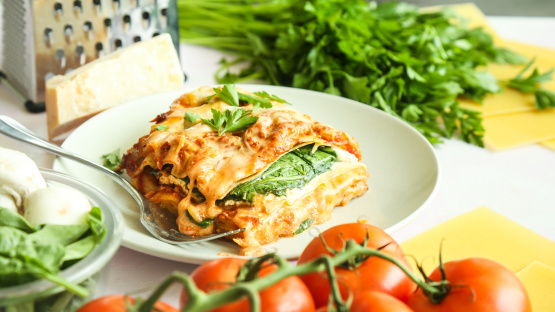 Slow-Cooker Vegetarian Lasagna