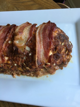 Bacon Topped Meatloaf