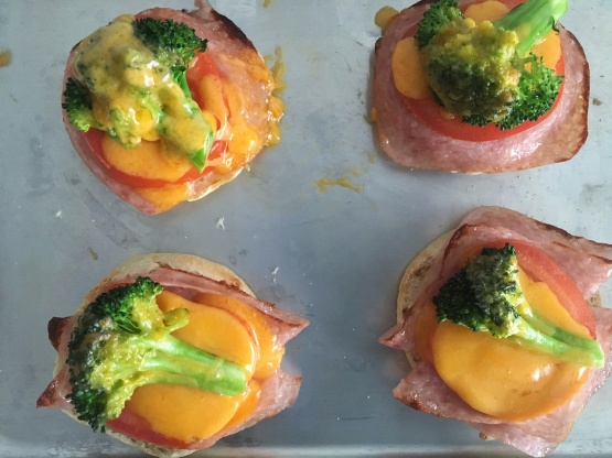 Broccoli & Cheese Breakfast Melts