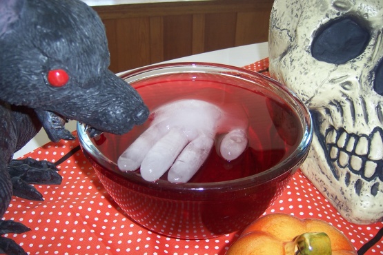 Dragon's Blood Punch & Hand Ice Mold