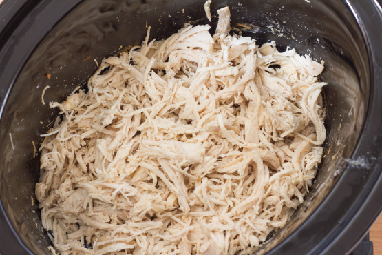 Crock Pot Shredded Chicken Breasts For Freezing - OAMC 