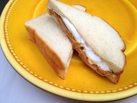 Fluffer Nutter Sandwich