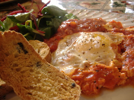 Tasty Tomato Fried Eggs