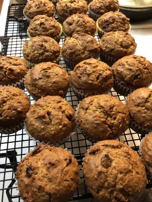 Raisin Bran Buttermilk Muffins