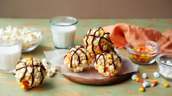 Basketball Popcorn Balls
