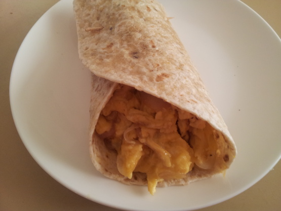 Light Breakfast Burrito