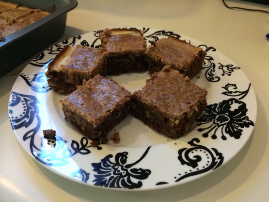 Cream Cheese Swirled Brownies