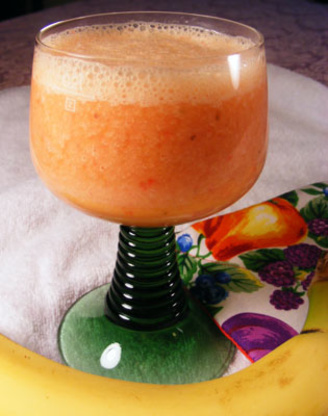 Barefoot Contessa's Orange Banana Smoothie