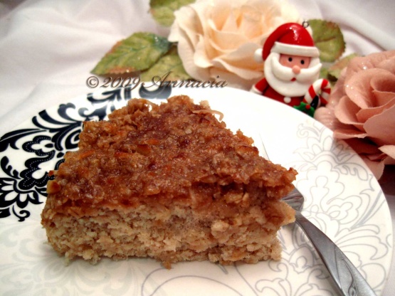 Oat Cake With Coconut Topping (Low Fat) Recipe - Food.com