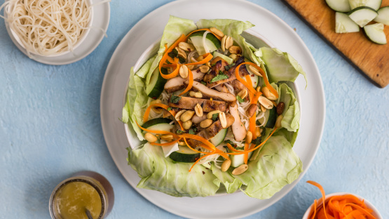 Bun Ga Nuong Grilled Chicken And Vermicelli Salad Recipe Food Com