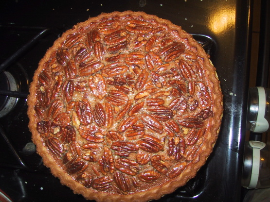 Pecan Pie With Bourbon Creme Recipe - Genius Kitchen