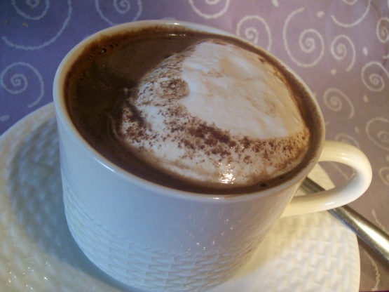 Image result for fluffy hot chocolate