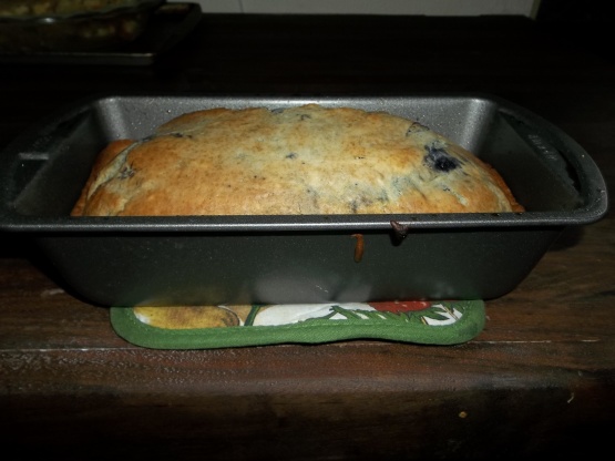 RBI's Blueberry Hot Bread