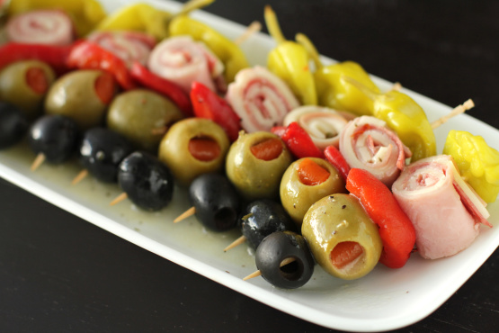 Mini Muffuletta Kabobs