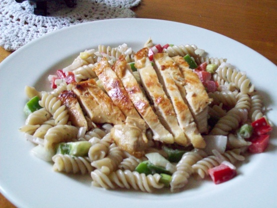 Grilled Chicken Pasta Salad Recipe - Genius Kitchen