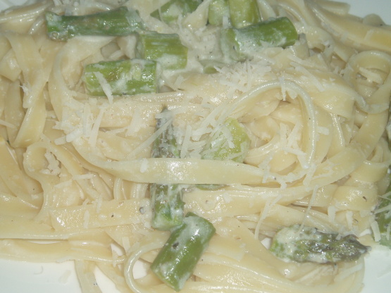 Fettuccine With Asparagus in Lemon Cream Sauce Recipe - Food.com