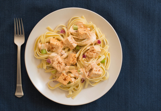 Creamy Buffalo Chicken Pasta