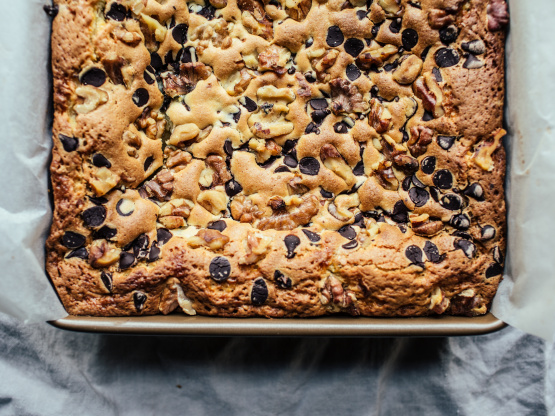 Chocolate Chip Gooey Butter Cake Recipe