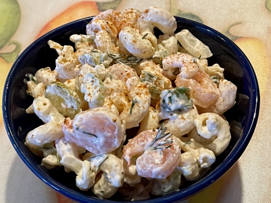 Creamy Shrimp Pasta Salad