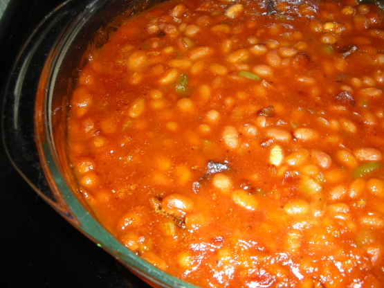 Southern Style Barbecue Baked Beans Recipe Genius Kitchen 