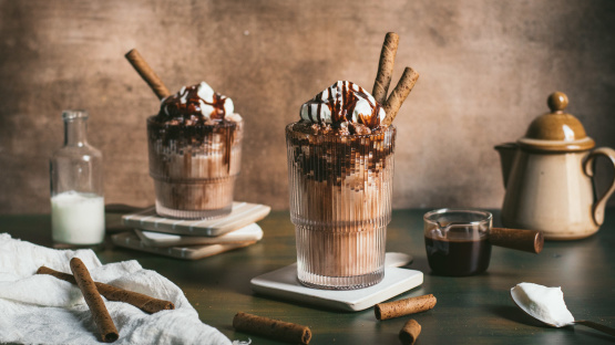 Chocolate-Almond Coffee Frappe