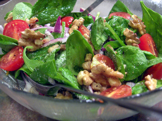 Spinach And Red Onion Salad Recipe - Genius Kitchen