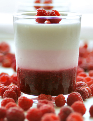 Must Try Low Fat Raspberry Dessert Panna Cotta-Ish) Recipe - Genius Kitchen