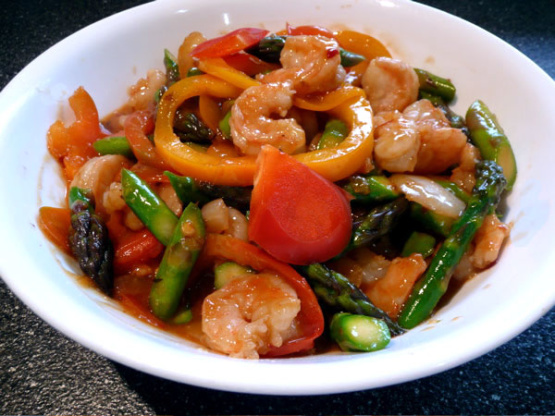 what vegetables are in hunan shrimp
