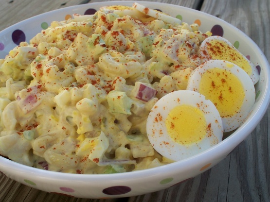 easy macaroni salad with tuna