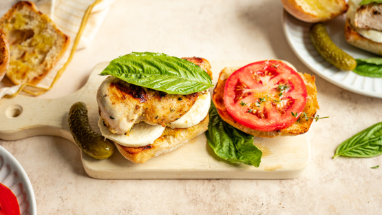 Grilled Chicken Sandwiches With Mozzarella, Tomato and Basil Recipe - Food.com