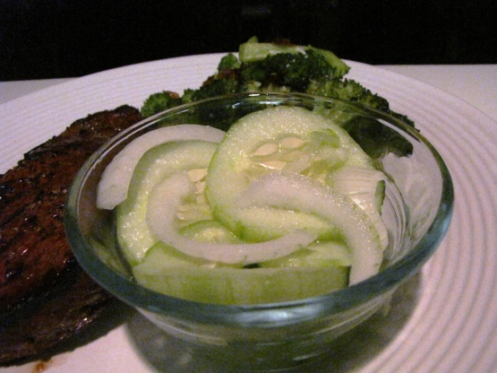 Vinegar & Sugar Cucumbers