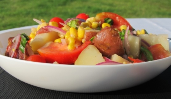 Potato, Tomato, Corn and Basil Salad Recipe - Food.com