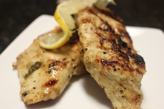 Grilled Basil Lemon Chicken