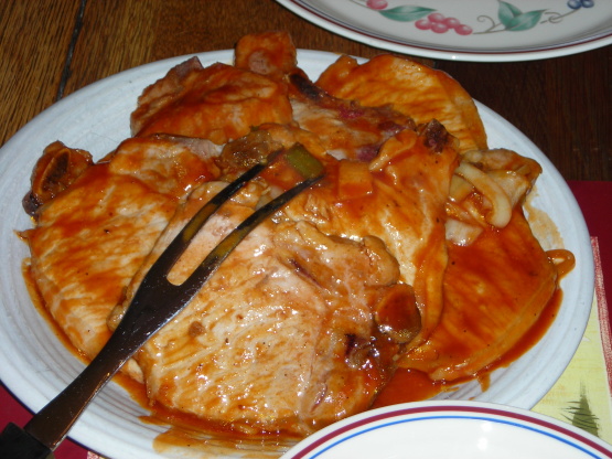 Saucy BBQ Pork Chop Skillet Recipe - Food.com
