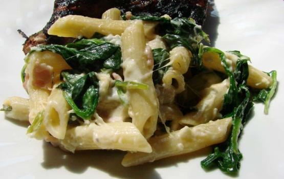 Pasta, Bacon & Spinach Salad Recipe - Food.com