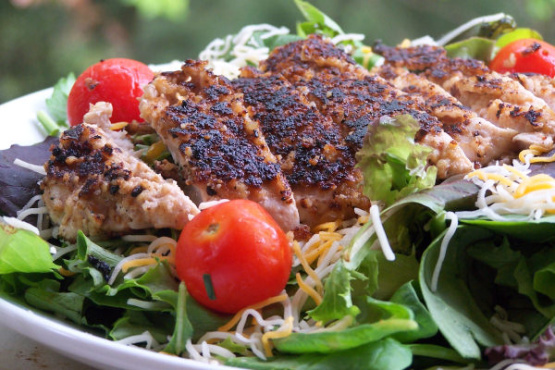 Walnut-Crusted Chicken Salad With Buttermilk Honey Dressing Recipe - Food.com