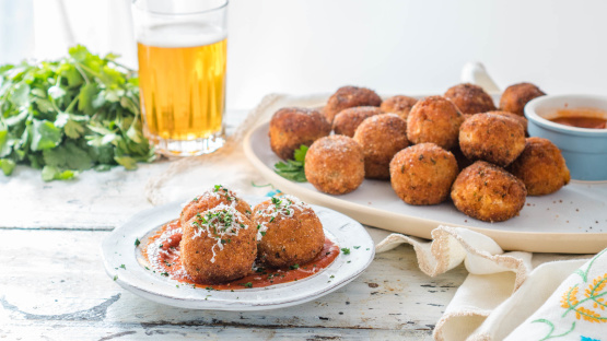 Marra's Fried Tomato & Mozzarella Arancini