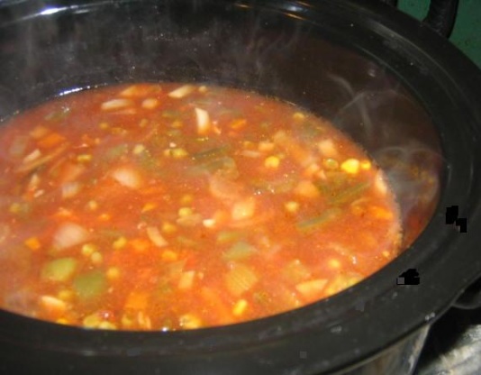 Slow Cooker Vegetable Beef Soup Recipe - Genius Kitchen