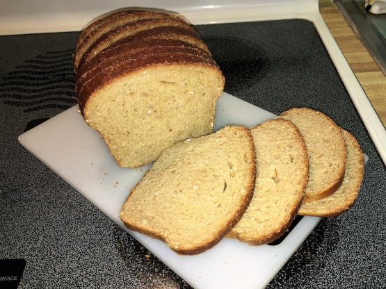 Honey Wheat Oatmeal Bread