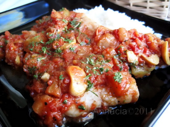 Fish In Eggplant Bolognese Sauce Recipe - Genius Kitchen