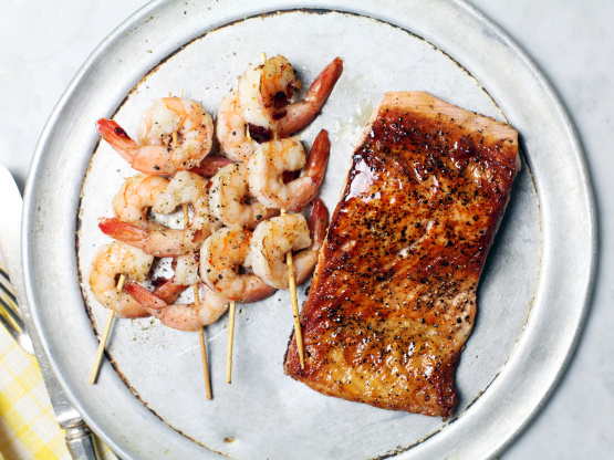 Red Lobster Maple-Glazed Salmon And Shrimp By Todd Wilbur ...
