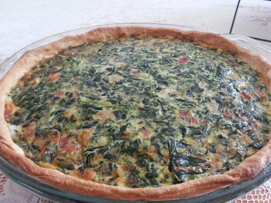 Bacon-Spinach Quiche Recipe - Genius Kitchen