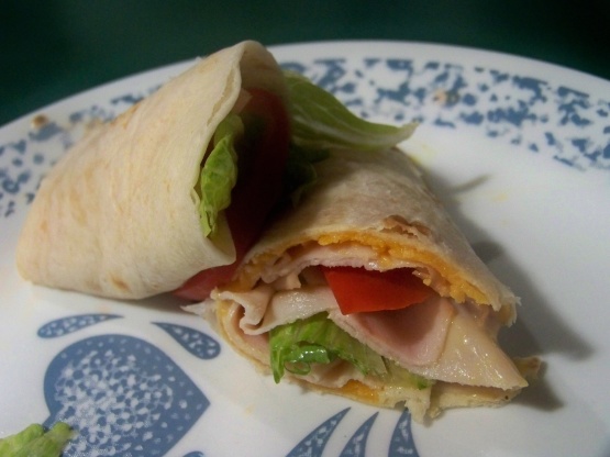 Warm Honey Turkey and Cheddar Wrap Recipe - Food.com