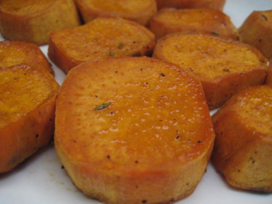 sweet potatoes in oven