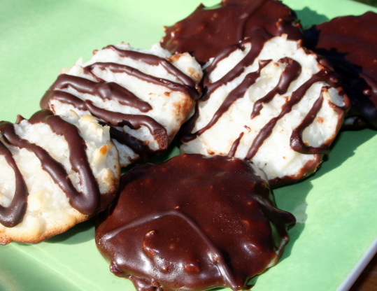 Chocolate Coated Macaroons