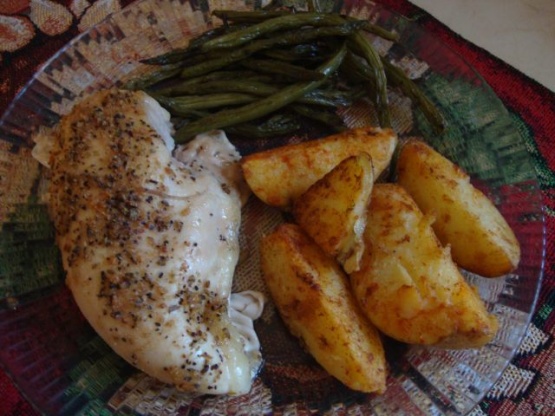 Golden Brown Paprika Potatoes