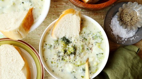 Homemade Cream of Broccoli Soup