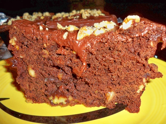 Walnut Brownie Loaf W/Cocoa Fudge Frosting Recipe - Food.com