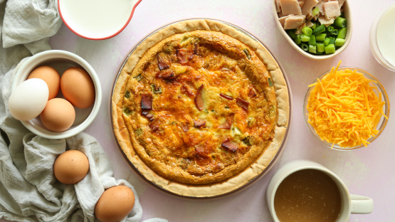 Ham & Cheese Quiche